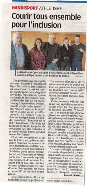 Article La Provence - Conférence de presse